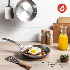 de Buyer Frypan 9.5" Mineral B Pro (Carbon Steel) - Oven Safe Handle