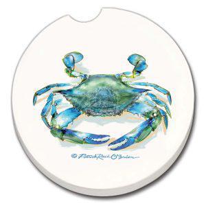 Car Coaster - Teal Crab (Packaged)