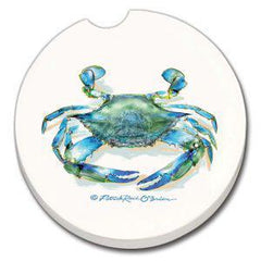 Car Coaster - Teal Crab (Packaged)