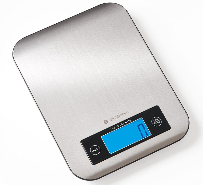 Zassenhaus Pure Digital Kitchen Scale - Stainless