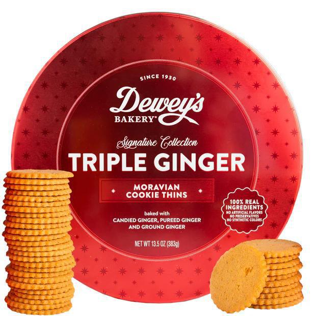 Dewey's Moravian Triple Ginger Cookie Tin