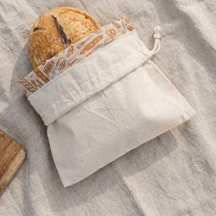 Bee's Wrap Reusable Beeswax Lined Artisan Bread Bag - Natural