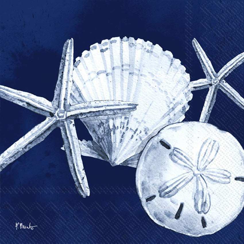 Cocktail Napkin - Dark Sea (20 Count)