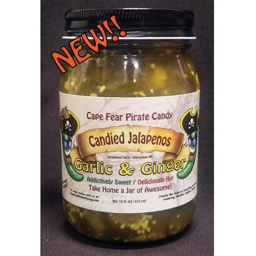 Pirate Candy Candied Jalapenos With Garlic & Ginger