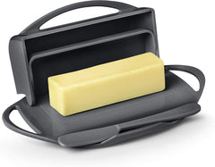 Butterie Flip-Top Butter Dish - Gray