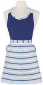 Petite Apron Seaside Stripe