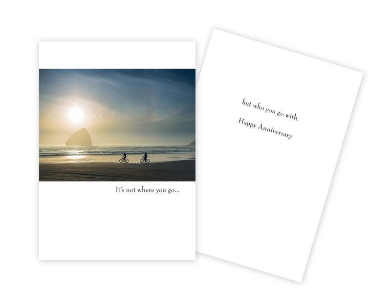 Anniversary Card - It's not where you go...
