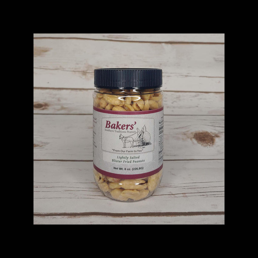Baker's Peanuts Blister Fried Lightly Salted (8 oz)
