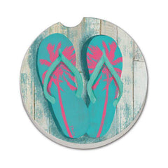 Car Coaster - Pompano Sandals (Packaged)