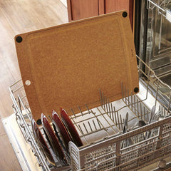 Epicurean Cutting Board - 14.5" x 11.25" Natural/Black  Buttons (All-in-One Series)