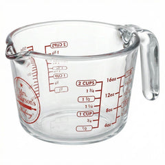 Mrs Anderson 2 Cup Measuring Cup - Glass