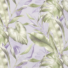 Beverage Napkin - Bamboo Leaves