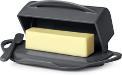 Butterie Flip-Top Butter Dish - Gray