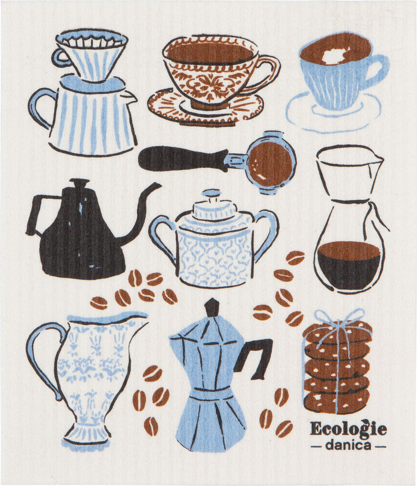 Coffee Break Swedish Dishcloth