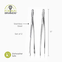 Kitchen/Cooking Tweezers (Set of 2)