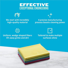 E-Cloth Glass & Polishing Cloths (Assorted Colors)