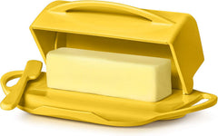 Butterie Flip-Top Butter Dish - Yellow