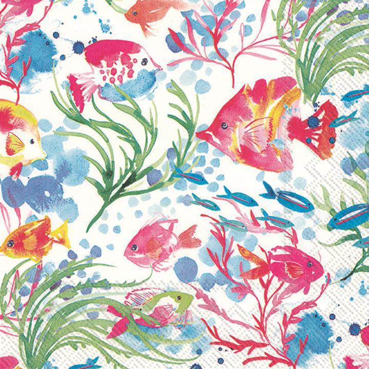Beverage Napkin - Caribbean Sea