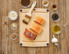Epicurean Cutting Board - 10" x 7" Natural/Black  Buttons (All-in-One Series)