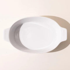 Made In Oval Baking Dish - White