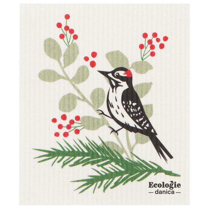 Swedish Dishcloth Forest Woodpecker