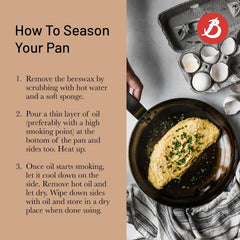 de Buyer Pancake Pan 9.5" Mineral B Element (Carbon Steel)