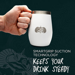 Toadfish Non-Tipping Wine Tumbler 10 oz White