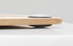 Epicurean Cutting Board - 10" x 7" Natural/Black  Buttons (All-in-One Series)