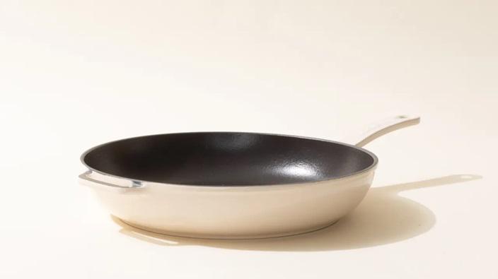 Made In Skillet - Antique White Enameled Cast Iron
