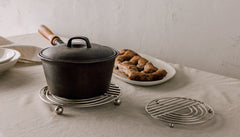 Sunup Metal Trivet Brushed Steel 6"