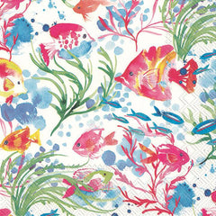 Beverage Napkin - Caribbean Sea