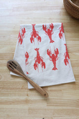 Lobster Red Kitchen Towel High Fiber