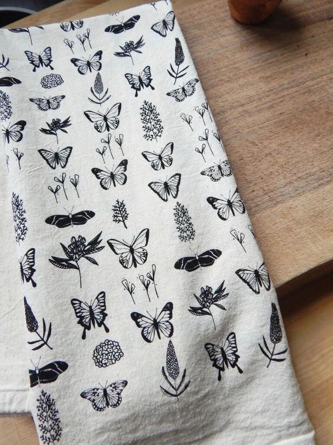Butterfly Kitchen Towel High Fiber