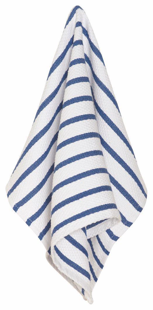 Basketweave Dishtowels Royal Blue