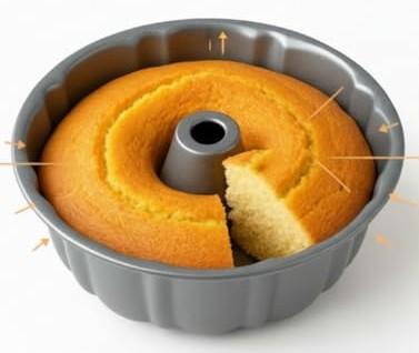Fluted Tube Cake Pan