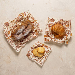 Bee's Wrap Beeswax Food Wraps - Bakery Lane (3 pk)