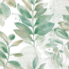 Beverage Napkin - Soft Petal Leaves