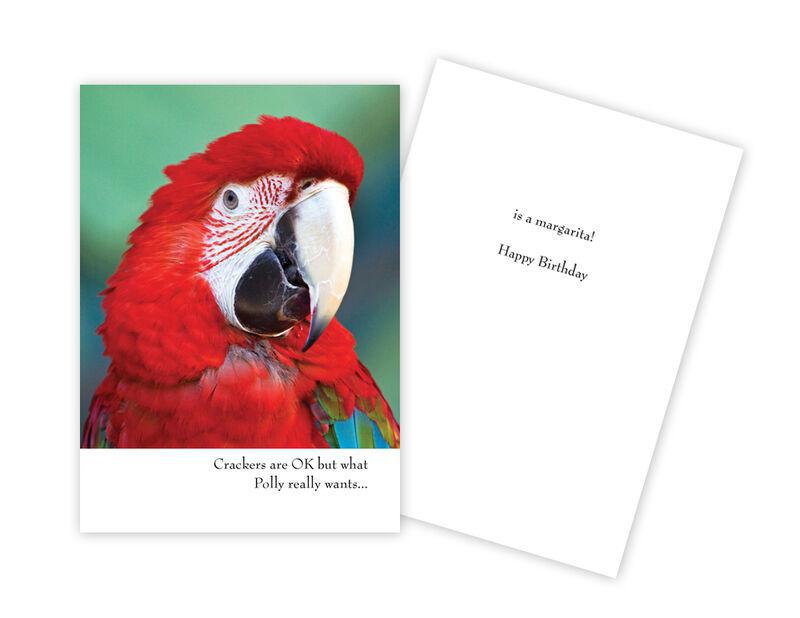 Birthday Card - Crackers are OK but.......