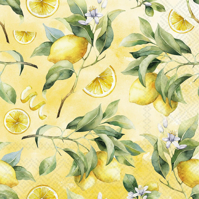 Cocktail Napkins - Lemon Lovers (20 Count)