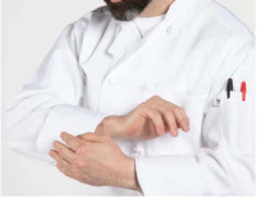 Chef Coat 10 Knot  White (XL)