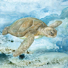 Cocktail Napkin - Under The Sea Turtle (20 CT)
