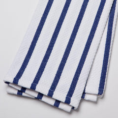 Basketweave Dishtowels Royal Blue