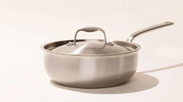 Made In 3 Qt Saucier w/Lid - Stainless Clad