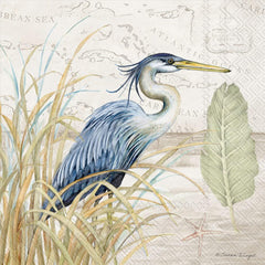 Cocktail Napkins - Blue Heron On Grass