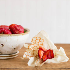Bee's Wrap Medium Reusable Beeswax Food Wrap - Honeycomb