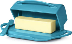 Butterie Flip-Top Butter Dish - Aqua