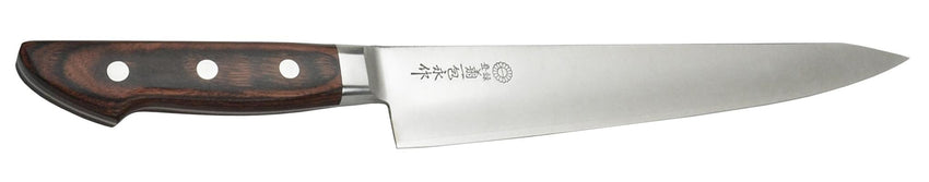 Kikuichi Sujihiki Warikomi Gold Sushi Knife - 9.5" (24 cm)