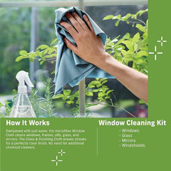 E-Cloth Window Cleaning Kit - Green (2 cloths)