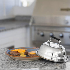 Burger Melting Dome - 7.5" (Stainless Steel)