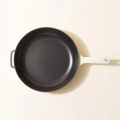 Made In Skillet - Antique White Enameled Cast Iron